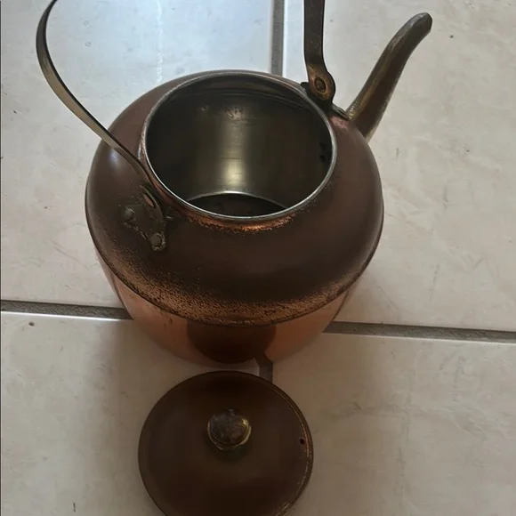 Others Follow Copper and Brass Tea Kettle - Picture 10 of 11